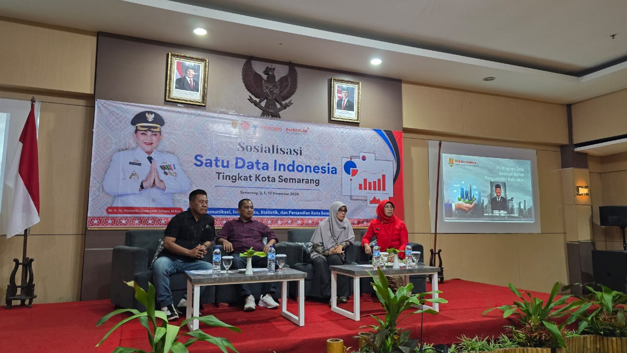Sosialisasi Satu Data Indonesia Tingkat Kota Semarang di Hotel Front One HK